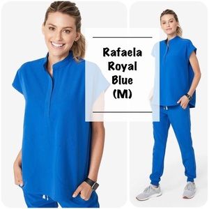 FIGS (M) Royal Blue Rafaela scrub top
